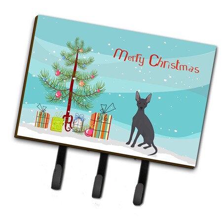 Carolines Treasures Peruvian Hairless Dog Christmas Tree Leash or Key Holder CK3507TH68